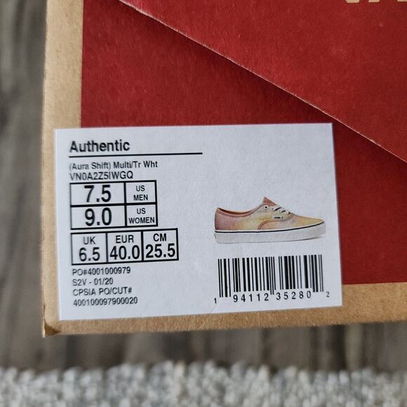 Vans Authentic (Aura Shift) Men's 7.5, Women's 9 - Picture 10 of 11